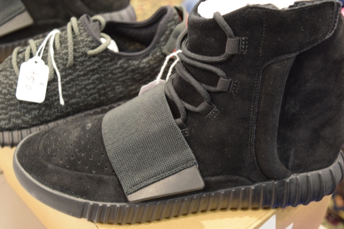 Yeezy Boost 750 at the Harrisburg Sneaker Expo. Photo by Leon Laing.